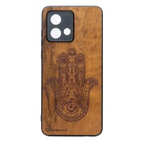 mini: Drewniane Etui Bewood do Motorola G84 5G HAMSA IMBUIA (1)