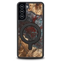 mini: Etui Bewood Unique na Samsung Galaxy S21 FE - Planets - Pluton z MagSafe (1)