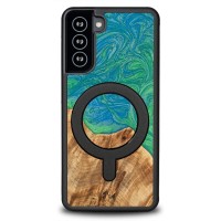 mini: Etui Bewood Unique na Samsung Galaxy S21 FE - Neons - Tokyo z MagSafe (1)