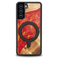 mini: Etui Bewood Unique na Samsung Galaxy S21 FE - Neons - Paris z MagSafe (1)