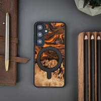 mini: Etui Bewood Unique na Samsung Galaxy A55 5G - Orange z MagSafe (3)