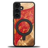 mini: Etui Bewood Unique na Samsung Galaxy A55 5G - Neons - Paris z MagSafe (1)