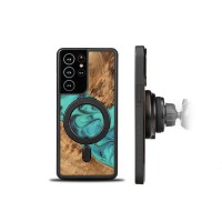 mini: Etui Bewood Unique na Samsung Galaxy A54 5G - Turquoise z MagSafe (2)