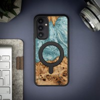 mini: Etui Bewood Unique na Samsung Galaxy A54 5G - Planets - Uran z MagSafe (3)