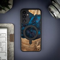 mini: Etui Bewood Unique na Samsung Galaxy A54 5G - Planets - Neptun z MagSafe (3)