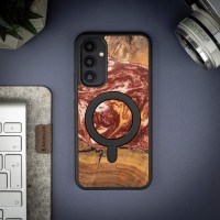 mini: Etui Bewood Unique na Samsung Galaxy A54 5G - Planets - Mars z MagSafe (3)