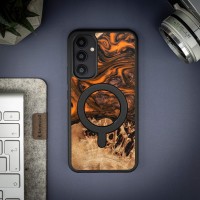 mini: Bewood Resin Case - Samsung Galaxy A54 5G - Orange - MagSafe (3)