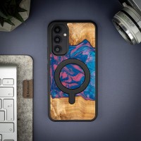 mini: Etui Bewood Unique na Samsung Galaxy A54 5G - Neons - Vegas z MagSafe (3)