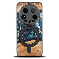 mini: Etui Bewood Unique na Xiaomi 14 Ultra - Planets - Ziemia z MagSafe (1)