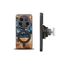 mini: Etui Bewood Unique na Xiaomi 14 Ultra - Planets - Ziemia z MagSafe (2)