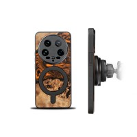 mini: Etui Bewood Unique na Xiaomi 14 Ultra - Orange z MagSafe (2)
