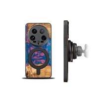 mini: Etui Bewood Unique na Xiaomi 14 Ultra - Neons - Vegas z MagSafe (2)