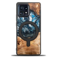 mini: Etui Bewood Unique na Motorola Edge 40 Pro - Planets - Ziemia z MagSafe (1)