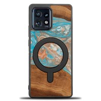mini: Etui Bewood Unique na Motorola Edge 40 Pro - Planets - Saturn z MagSafe (1)