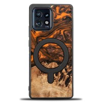 mini: Etui Bewood Unique na Motorola Edge 40 Pro - Orange z MagSafe (1)