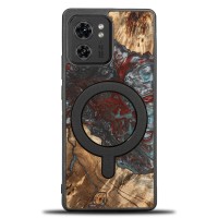 mini: Etui Bewood Unique na Motorola Edge 40 - Planets - Pluton z MagSafe (1)