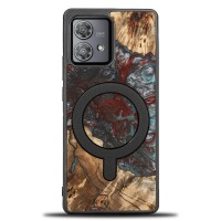mini: Etui Bewood Unique na Motorola Edge 40 Neo - Planets - Pluton z MagSafe (1)