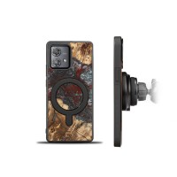 mini: Etui Bewood Unique na Motorola Edge 40 Neo - Planets - Pluton z MagSafe (2)
