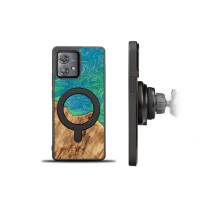 mini: Bewood Resin Case - Motorola Edge 40 Neo - Neons - Tokyo - MagSafe (2)