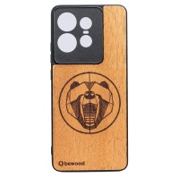mini: Drewniane Etui Bewood do Motorola Edge 50 Pro NIEDŹWIEDŹ MERBAU (1)