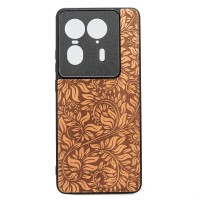 mini: Drewniane Etui Bewood do Motorola Edge 50 Ultra LIŚCIE JABŁOŃ (1)