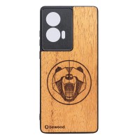 mini: Drewniane Etui Bewood do Motorola Edge 50 Fusion NIEDŹWIEDŹ MERBAU (1)