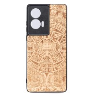 mini: Drewniane Etui Bewood do Motorola Edge 50 Fusion KALENDARZ AZTECKI ANIEGRE (1)