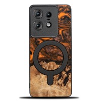mini: Bewood Resin Case for Motorola Edge 50 Pro - Orange with MagSafe (1)