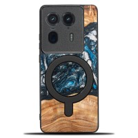 mini: Etui Bewood Unique do Motorola Edge 50 Ultra - Planets - Ziemia z MagSafe (1)