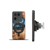 mini: Etui Bewood Unique do Motorola Edge 50 Ultra - Planets - Ziemia z MagSafe (2)