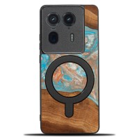 mini: Etui Bewood Unique do Motorola Edge 50 Ultra - Planets - Saturn z MagSafe (1)
