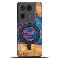 mini: Etui Bewood Unique do Motorola Edge 50 Ultra - Neons - Vegas z MagSafe (1)