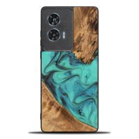mini: Etui Bewood Unique do Motorola Edge 50 Fusion - Turquoise (1)