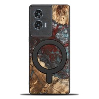 mini: Etui Bewood Unique do Motorola Edge 50 Fusion - Planets - Pluton z MagSafe (1)
