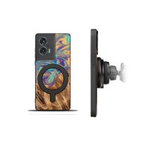 mini: Etui Bewood Unique do Motorola Edge 50 Fusion - Planets - Merkury z MagSafe (2)