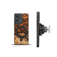 mini: Etui Bewood Unique do Motorola Edge 50 Fusion - Orange z MagSafe (2)