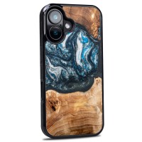 mini: Etui Bewood Unique do iPhone 16 - Planets - Ziemia (2)