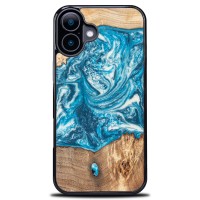 mini: Etui Bewood Unique do iPhone 16 - Planets - Uran (1)