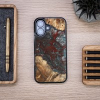 mini: Etui Bewood Unique do iPhone 16 - Planets - Pluton (3)
