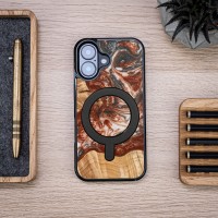 mini: Etui Bewood Unique do iPhone 16 - Planets - Wenus z MagSafe (4)