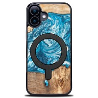 mini: Bewood Resin Case for Apple iPhone 16 - Planets - Uranus with MagSafe (1)