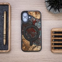 mini: Etui Bewood Unique do iPhone 16 - Planets - Pluton z MagSafe (4)