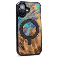 mini: Etui Bewood Unique do iPhone 16 - Planets - Merkury z MagSafe (2)