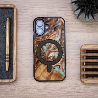mini: Etui Bewood Unique do iPhone 16 - Planets - Jowisz z MagSafe (4)