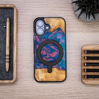 mini: Etui Bewood Unique do iPhone 16 - Neons - Vegas z MagSafe (4)