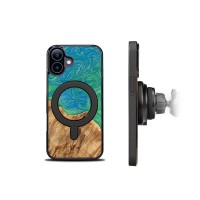 mini: Etui Bewood Unique do iPhone 16 - Neons - Tokyo z MagSafe (3)