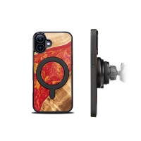 mini: Etui Bewood Unique do iPhone 16 - Neons - Paris z MagSafe (3)