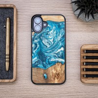 mini: Etui Bewood Unique do iPhone 16 Plus - Planets - Uran (3)