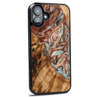 mini: Etui Bewood Unique do iPhone 16 Plus - Planets - Jowisz (2)