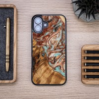 mini: Etui Bewood Unique do iPhone 16 Plus - Planets - Jowisz (3)